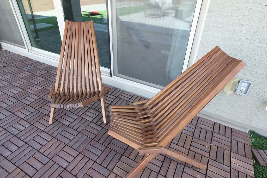 Backyard seating